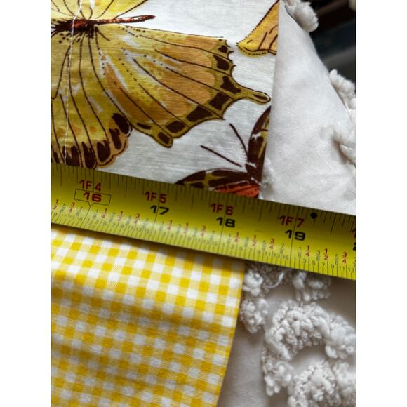 Handmade Vintage Style Apron Cottagecore Floral Gingham Kitchen Retro - Picture 8 of 9